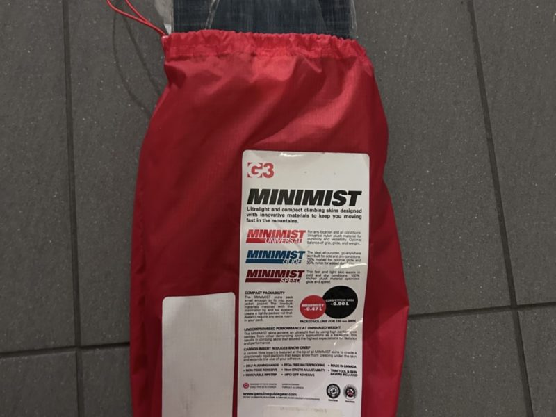 Peaux Minimist G3 neuves