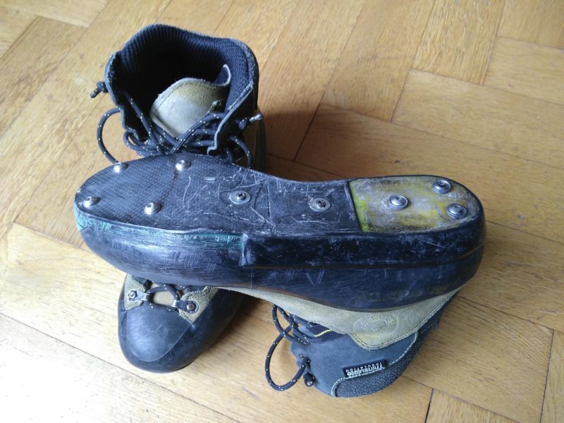 Chaussures de dry tooling La Sportiva avec crampons Camp/Cassin T-Dry 41.5