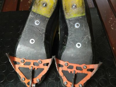 Chaussures de dry tooling La Sportiva avec crampons Camp/Cassin T-Dry 41.5