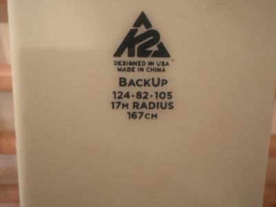 Skis de Randonnée K2 Backup et Peaux
