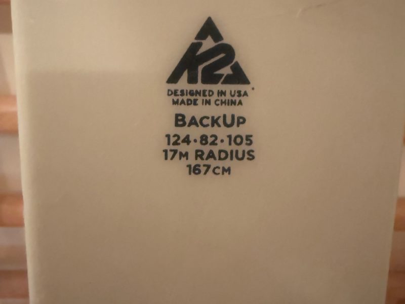 Skis de Randonnée K2 Backup et Peaux